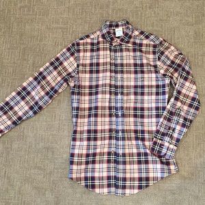 Brooks Brothers plaid casual button down